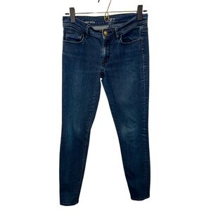 Women’s Ann Taylor—LOFT Dark Blue Wash Super Skinny Jeans. Size 26/2.